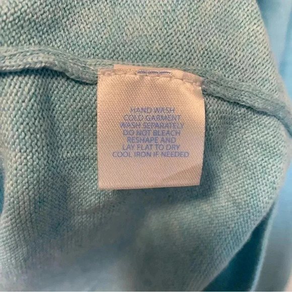 NWT Southern Tide  blue quarter zip cotton sweater - Picture 7 of 8